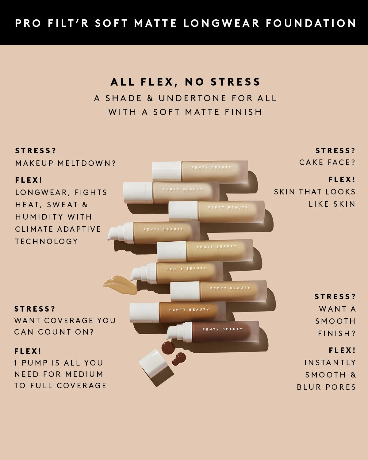 Pro Filt'r Mini Soft Matte Longwear Foundation — #150 7 Pro Filt'r Mini Soft Matte Longwear Foundation — #150 - Image 7