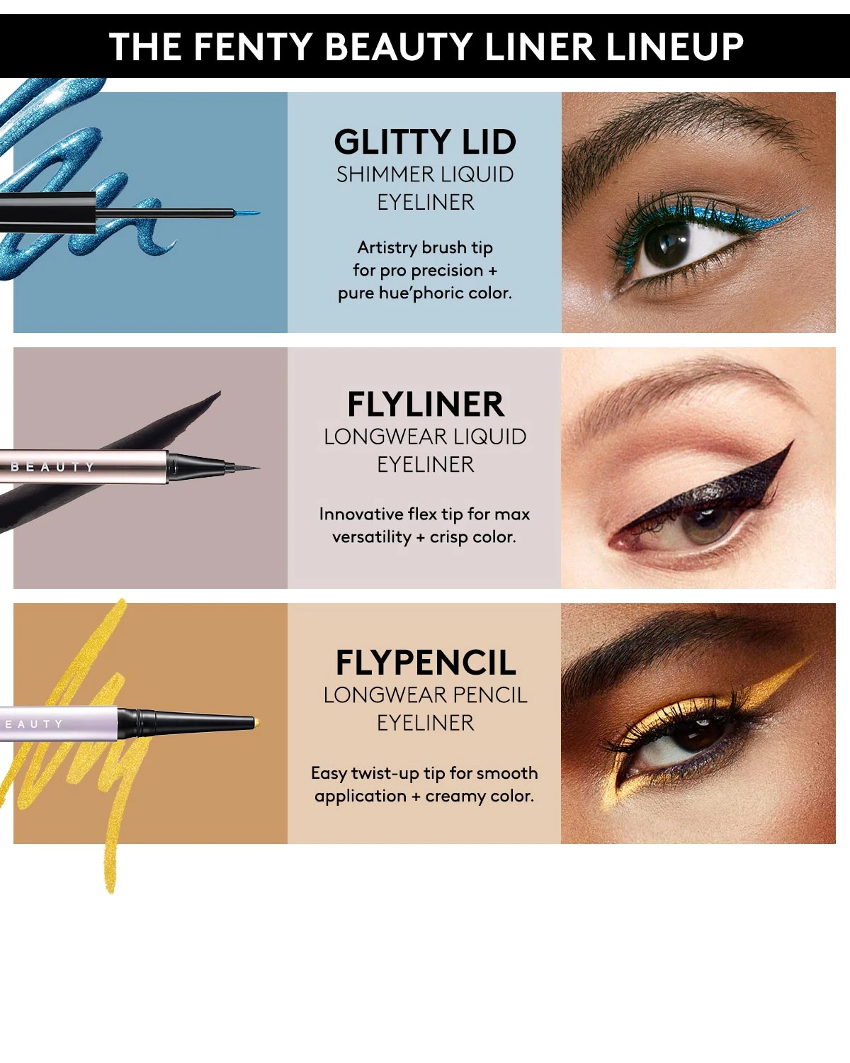 Glitty Lid Shimmer Liquid Eyeliner — Chrome At Me 5 Glitty Lid Shimmer Liquid Eyeliner — Chrome At Me - Image 5