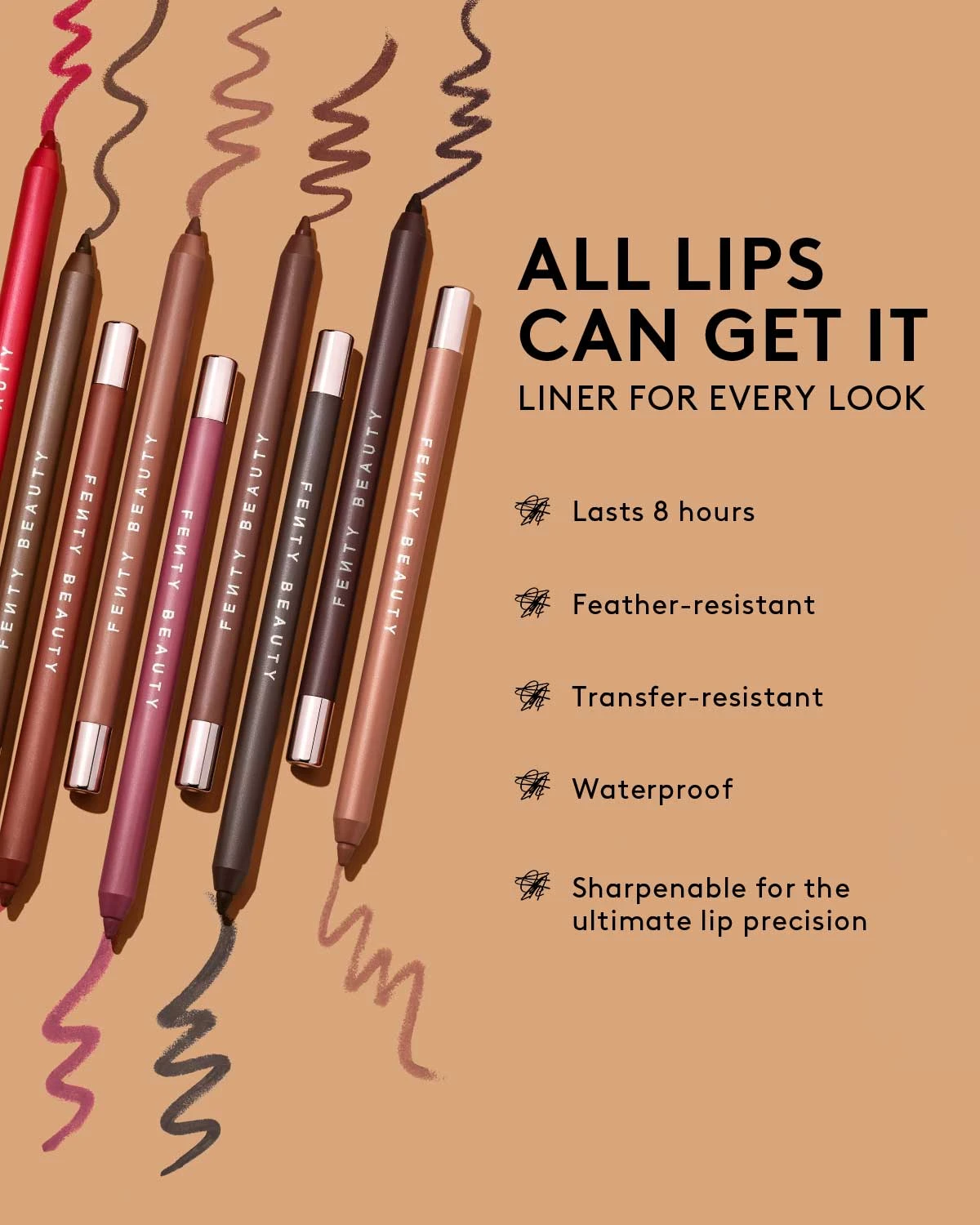 Trace'd Out Longwear Waterproof Pencil Lip Liner—Brown'd Out 7 Trace'd Out Longwear Waterproof Pencil Lip Liner—Brown'd Out - Image 7