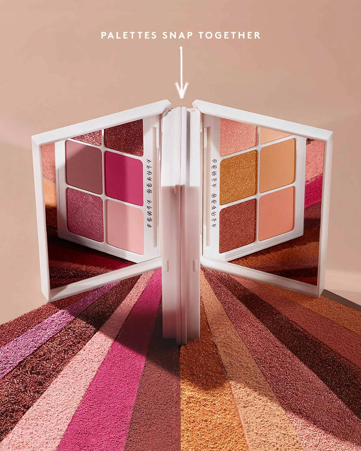 Snap Shadows Mix & Match Eyeshadow Palette — Rose 4 Snap Shadows Mix & Match Eyeshadow Palette — Rose - Image 4