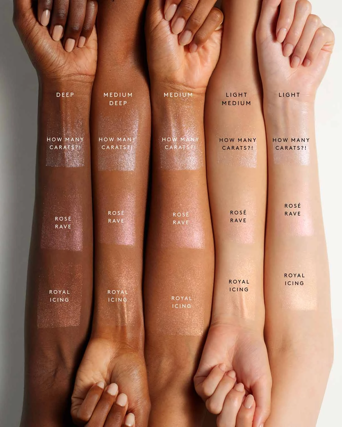 Diamond Bomb All-Over Diamond Veil — Royal Icing 3 Diamond Bomb All-Over Diamond Veil — Royal Icing - Image 3