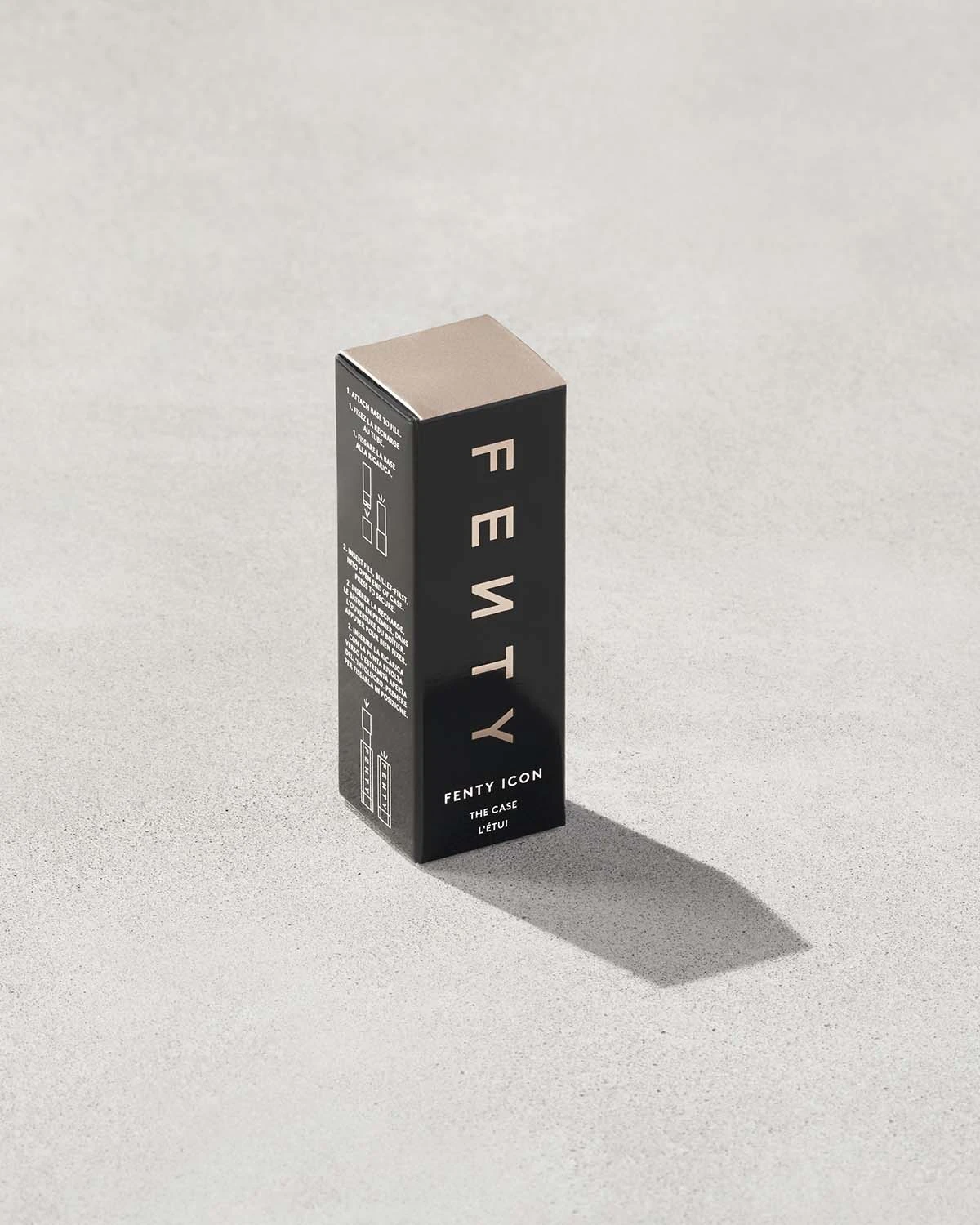 Fenty Icon The Case Semi-Matte Refillable Lipstick — Metallic Nude - Image 4